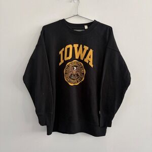 Tailgate Iowa State University Crewneck Sweatshirt Black Small